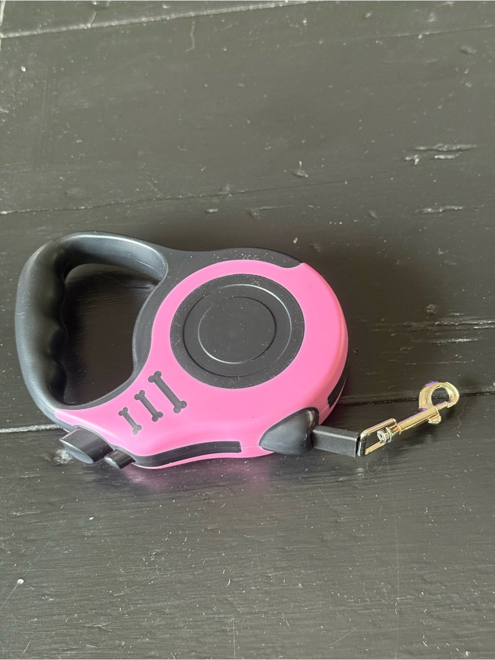 PUPIX Pink Retractable Dog Leash with Comfortable Handle